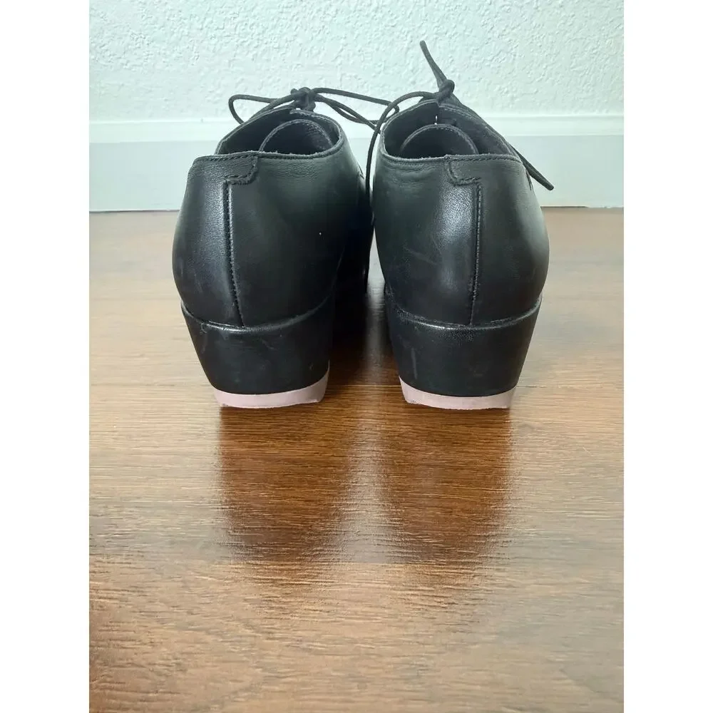 Camper Laika Chunky Platform Oxfords Black Leather Sz 40 (US 9.5) Grunge Punk